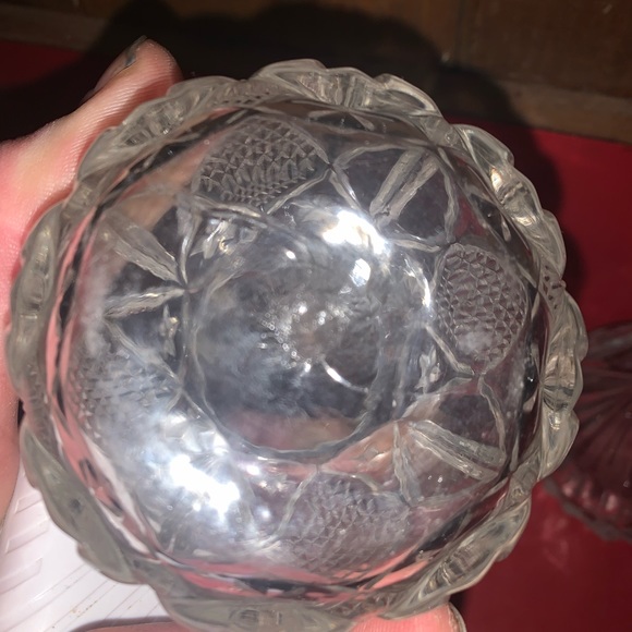 Set Of Two Small Glass Pitchers - Picture 5 of 6